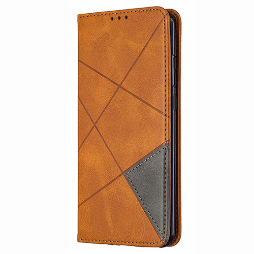Leather Case Stands Flip Cover T02 Holder for Huawei Nova Lite 3 Plus Orange