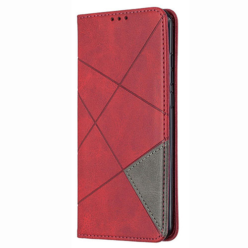 Leather Case Stands Flip Cover T02 Holder for Huawei Nova Lite 3 Plus Red