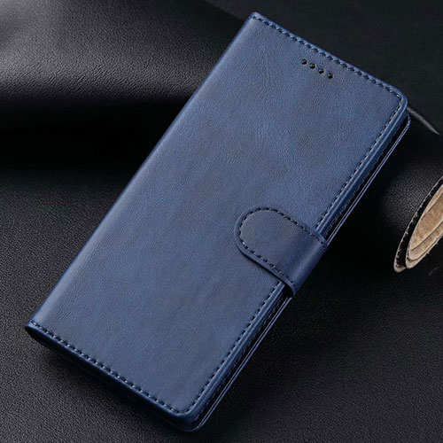 Leather Case Stands Flip Cover T02 Holder for Samsung Galaxy S20 Plus 5G Blue