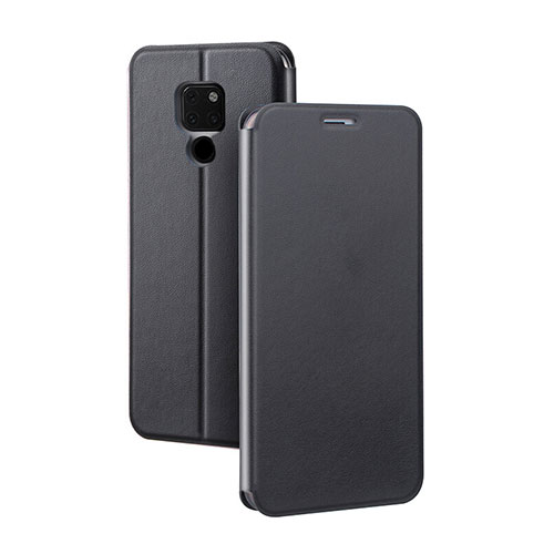 Leather Case Stands Flip Cover T04 Holder for Huawei Mate 20 X 5G Black