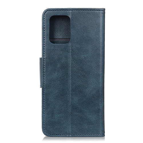 Leather Case Stands Flip Cover T04 Holder for Samsung Galaxy S20 Plus Blue