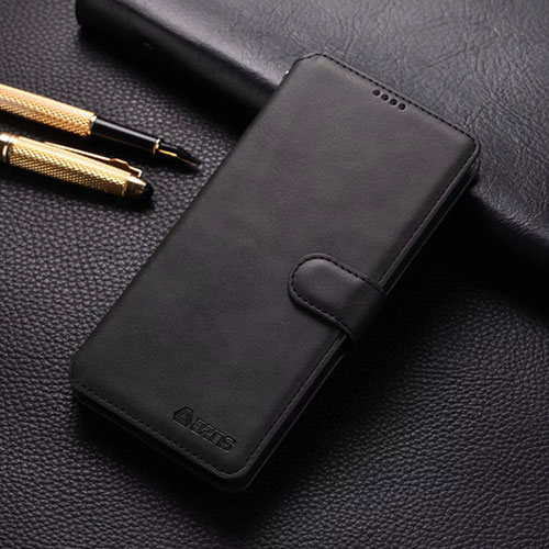 Leather Case Stands Flip Cover T04 Holder for Xiaomi Redmi Note 8 Pro Black