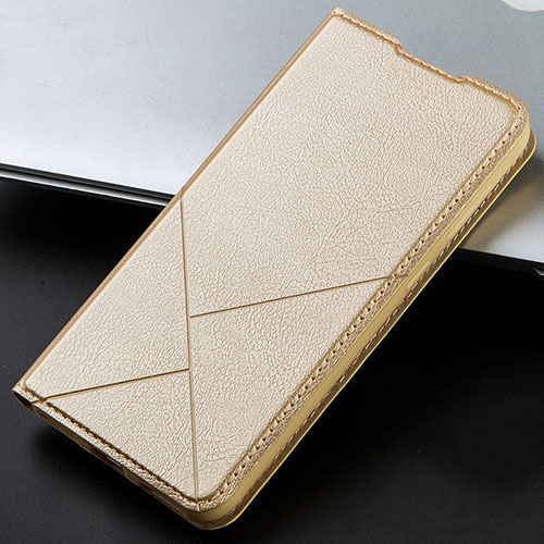 Leather Case Stands Flip Cover T05 Holder for Huawei Honor 10i Gold