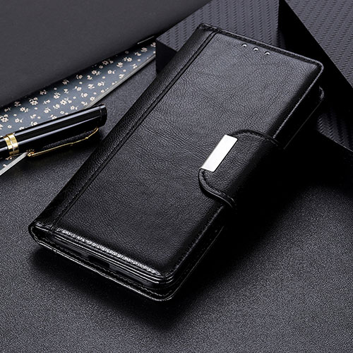 Leather Case Stands Flip Cover T05 Holder for OnePlus 8 Pro Black