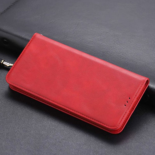 Leather Case Stands Flip Cover T06 Holder for Huawei Honor 20 Red