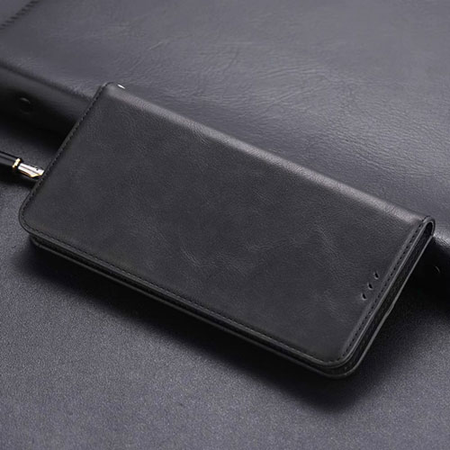 Leather Case Stands Flip Cover T06 Holder for Huawei Honor 20S Black