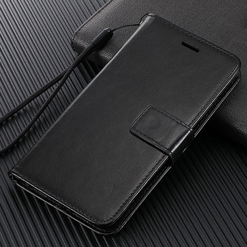 Leather Case Stands Flip Cover T07 Holder for Huawei Honor View 30 Pro 5G Black