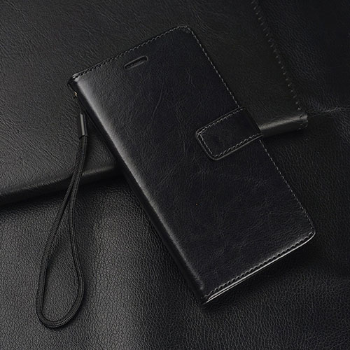 Leather Case Stands Flip Cover T07 Holder for Huawei Nova 5 Black