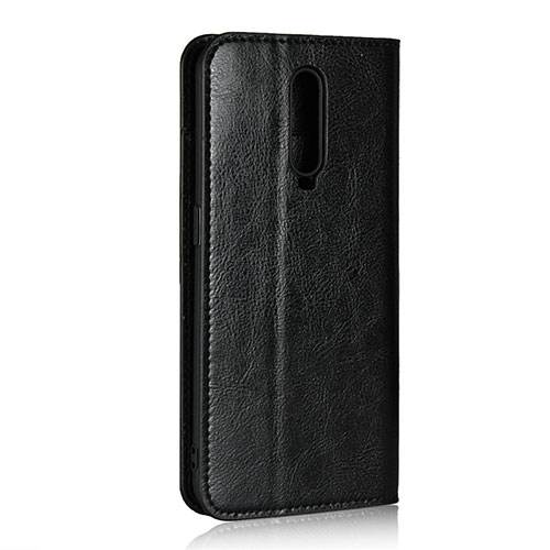 Leather Case Stands Flip Cover T07 Holder for Oppo RX17 Pro Black