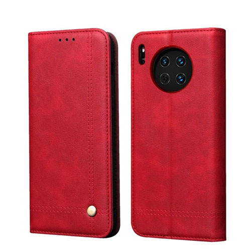 Leather Case Stands Flip Cover T09 Holder for Huawei Mate 30 Pro 5G Red