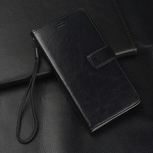 Leather Case Stands Flip Cover T09 Holder for Samsung Galaxy S10e Black