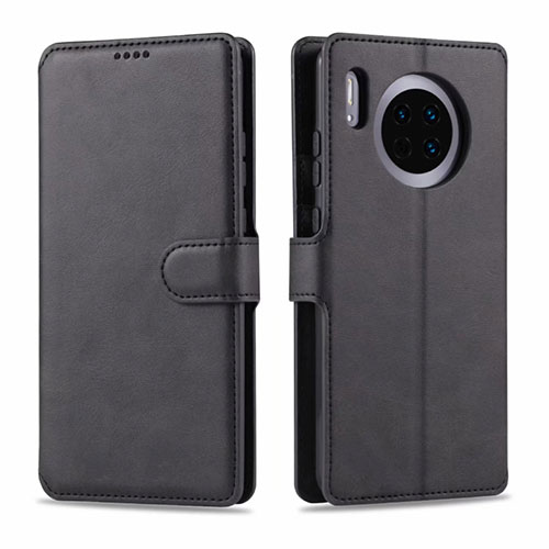 Leather Case Stands Flip Cover T11 Holder for Huawei Mate 30 5G Black