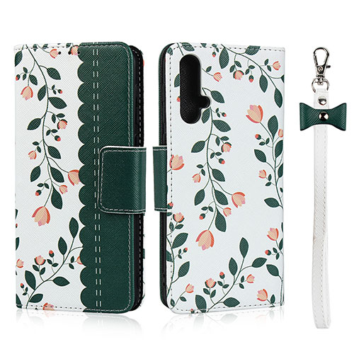 Leather Case Stands Flip Cover T11 Holder for Huawei Nova 5 Green