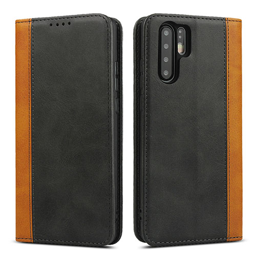 Leather Case Stands Flip Cover T11 Holder for Huawei P30 Pro New Edition Black