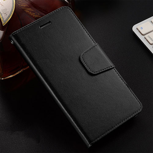 Leather Case Stands Flip Cover T12 Holder for Huawei Honor 10i Black