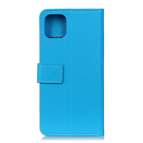 Leather Case Stands Flip Cover T12 Holder for Xiaomi Mi 11 Lite 4G Blue