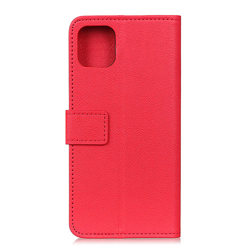 Leather Case Stands Flip Cover T12 Holder for Xiaomi Mi 11 Lite 4G Red