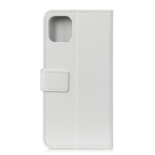 Leather Case Stands Flip Cover T12 Holder for Xiaomi Mi 11 Lite 4G White