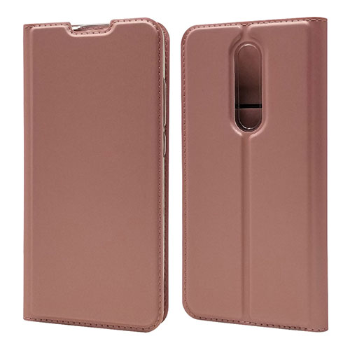 Leather Case Stands Flip Cover T12 Holder for Xiaomi Mi 9T Rose Gold