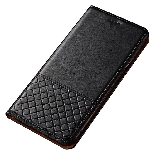 Leather Case Stands Flip Cover T14 Holder for Xiaomi Redmi Note 8T Black