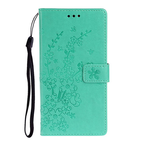 Leather Case Stands Flip Cover T15 Holder for Huawei P40 Green