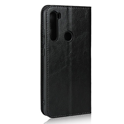 Leather Case Stands Flip Cover T15 Holder for Xiaomi Redmi Note 8T Black