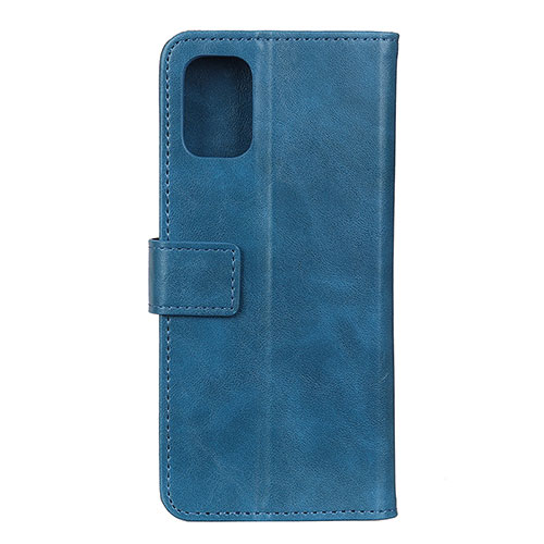 Leather Case Stands Flip Cover T17 Holder for Xiaomi Mi 11 Lite 4G Blue