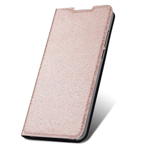 Leather Case Stands Flip Cover T17 Holder for Xiaomi Redmi Note 8T Rose Gold