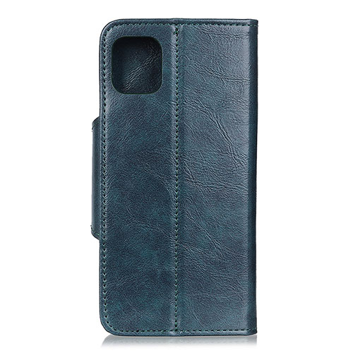 Leather Case Stands Flip Cover T18 Holder for Xiaomi Mi 11 Lite 5G NE Blue