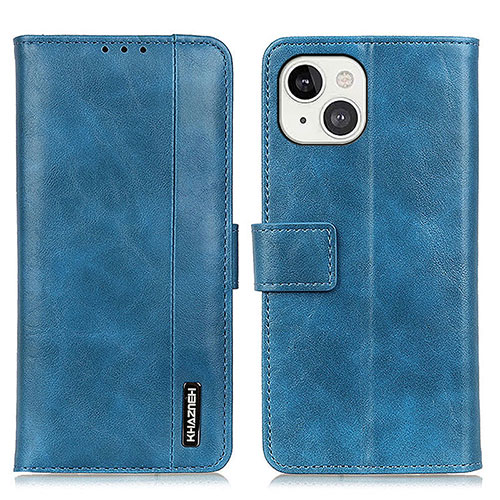 Leather Case Stands Flip Cover T20 Holder for Apple iPhone 13 Blue