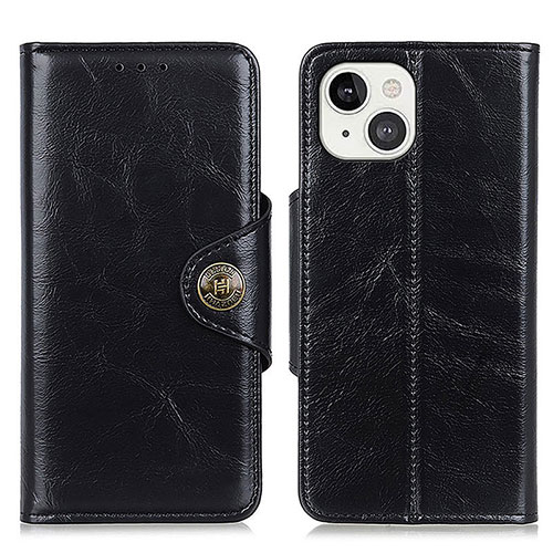 Leather Case Stands Flip Cover T21 Holder for Apple iPhone 13 Black