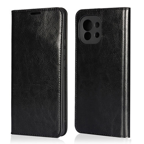 Leather Case Stands Flip Cover T21 Holder for Xiaomi Mi 11 Lite 5G NE Black