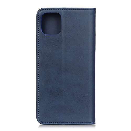 Leather Case Stands Flip Cover T24 Holder for Xiaomi Mi 11 Lite 4G Blue