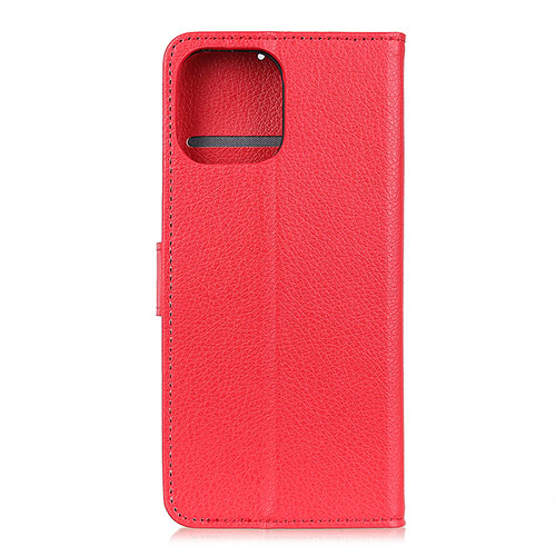 Leather Case Stands Flip Cover T25 Holder for Xiaomi Mi 11 Lite 4G Red