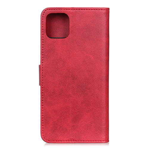 Leather Case Stands Flip Cover T27 Holder for Xiaomi Mi 11 Lite 5G NE Red