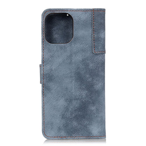 Leather Case Stands Flip Cover T29 Holder for Xiaomi Mi 11 Lite 4G Blue