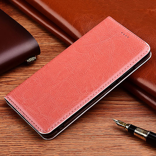 Leather Case Stands Flip Cover Z06 Holder for Apple iPhone 15 Pro Max Red