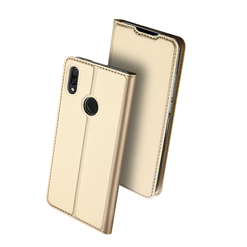 Leather Case Stands Flip Holder Cover for Huawei Enjoy 9 Plus Gold