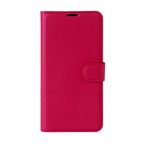 Leather Case Stands Flip Holder Cover for Wiko Wim Lite 4G Hot Pink