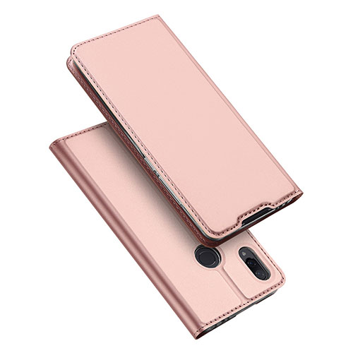 Leather Case Stands Flip Holder Cover for Xiaomi Redmi Note 7 Rose Gold