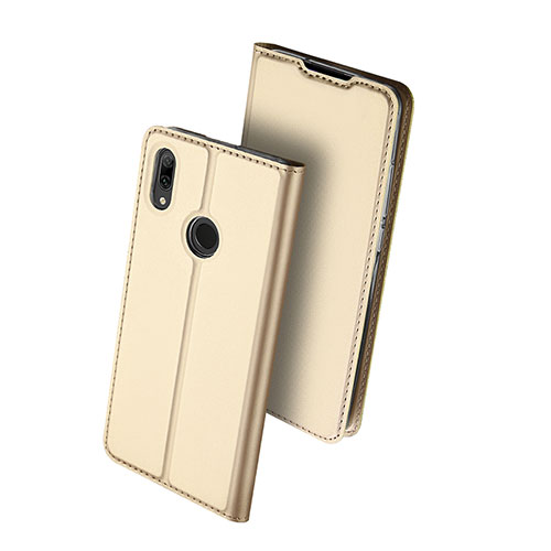 Leather Case Stands Flip Holder Cover L01 for Huawei P Smart (2019) Gold