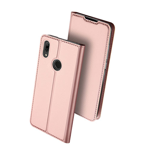 Leather Case Stands Flip Holder Cover L01 for Huawei P Smart (2019) Rose Gold