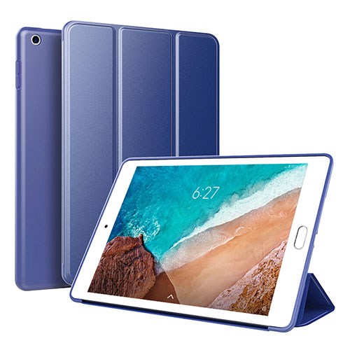 Leather Case Stands Flip Holder Cover L01 for Xiaomi Mi Pad Blue