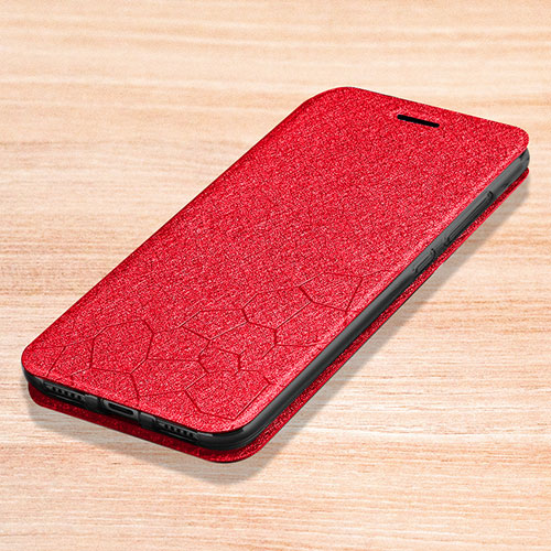 Leather Case Stands Flip Holder Cover L01 for Xiaomi Redmi Note 7 Pro Red