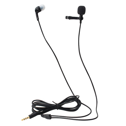 Luxury 3.5mm Mini Handheld Microphone Singing Recording K05 Black