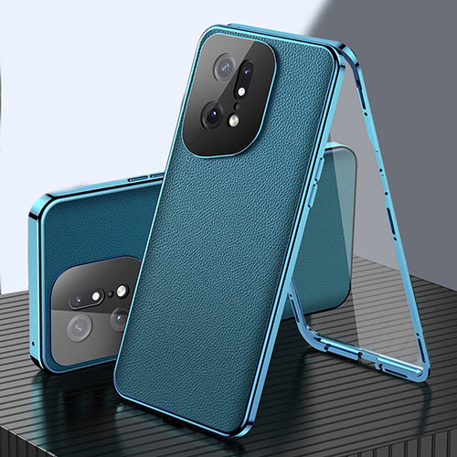 Luxury Aluminum Metal Cover Case 360 Degrees for Oppo Find X5 Pro 5G Green