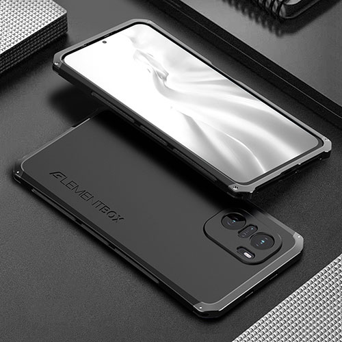 Luxury Aluminum Metal Cover Case 360 Degrees for Xiaomi Mi 11i 5G Black