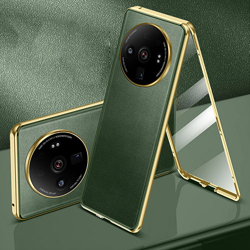 Luxury Aluminum Metal Cover Case 360 Degrees for Xiaomi Mi 12 Ultra 5G Green