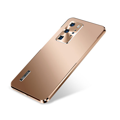 Luxury Aluminum Metal Cover Case A01 for Huawei P40 Pro Gold