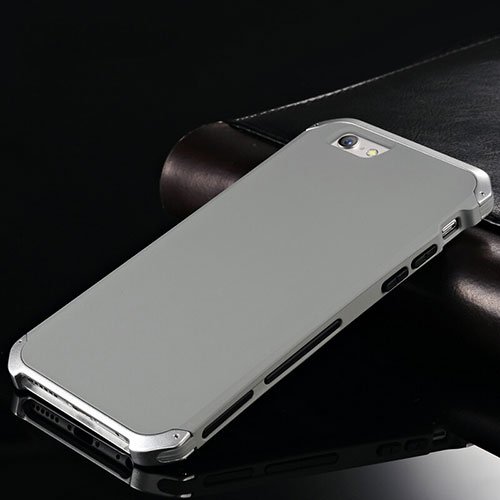 Luxury Aluminum Metal Cover Case for Apple iPhone 6 Gray